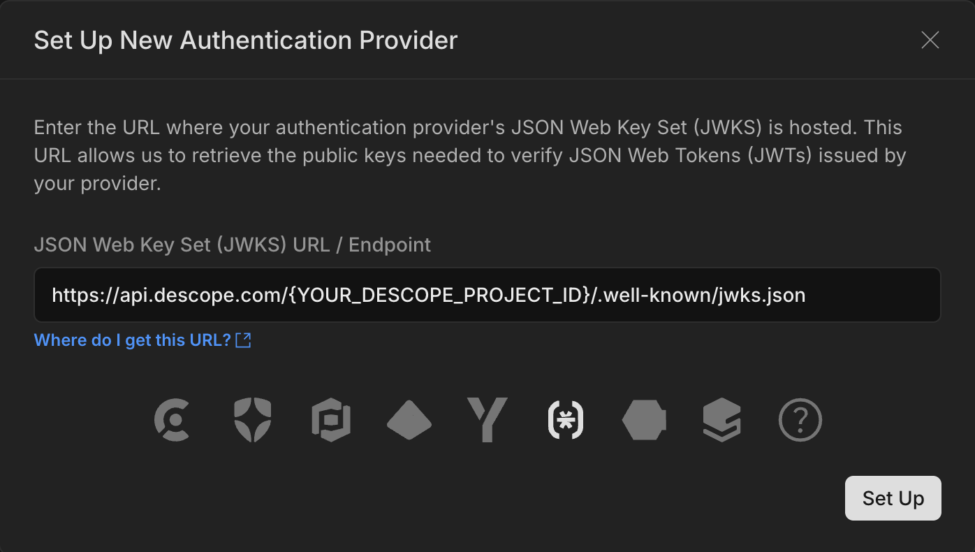 Add Authentication Provider